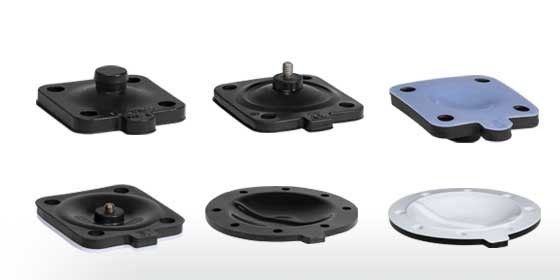 Резиновые уплотнения диафрагмы для коррозионной устойчивости материала сборника NBR/NR/CR/FR сумки пыли