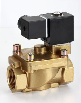 Нормально открытый, нормально закрытый латунный соленоидный клапан для управления жидкостью